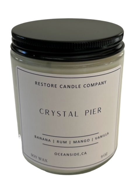Crystal Pier - Natural Soy Wax Candle