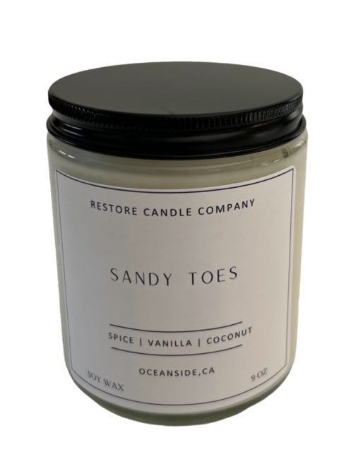Sandy Toes - Natural Soy Wax Candle