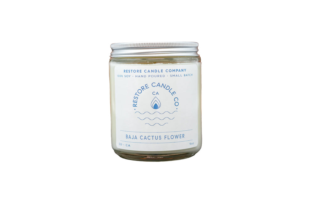 Baja Cactus Flower - Natural Soy Wax Candle