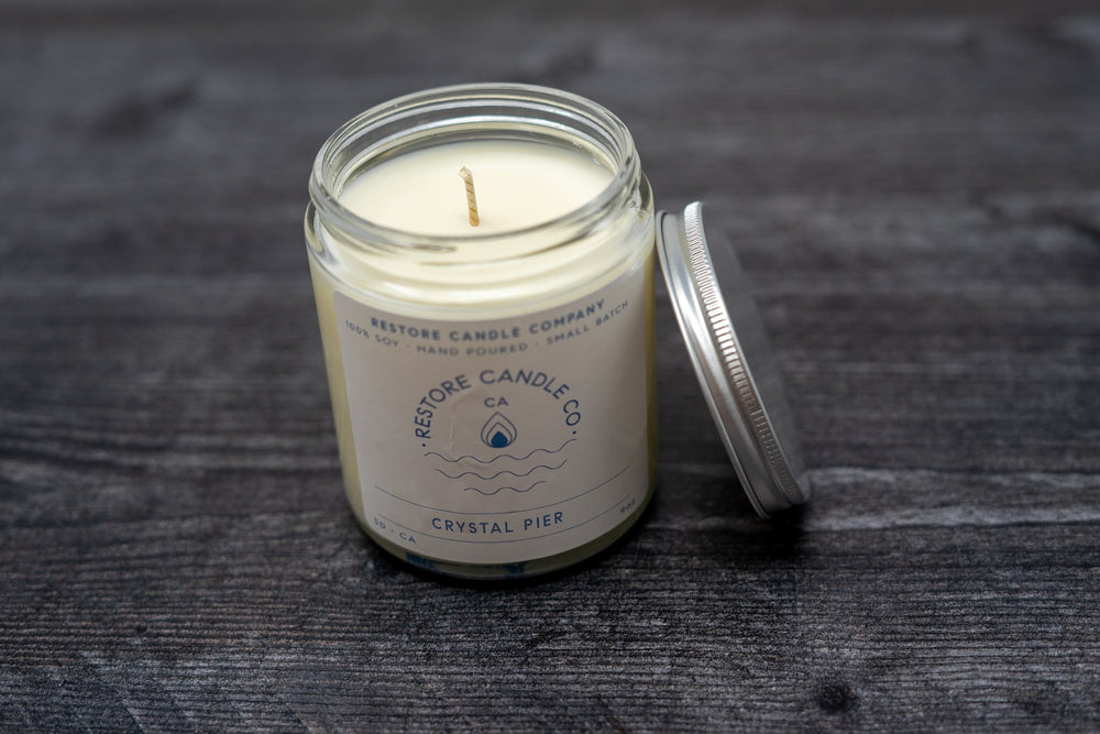 
                  
                    Load image into Gallery viewer, Crystal Pier - Natural Soy Wax Candle
                  
                