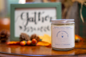 
                  
                    Load image into Gallery viewer, Vanilla + Cinnamon - Natural Soy Wax Candle
                  
                